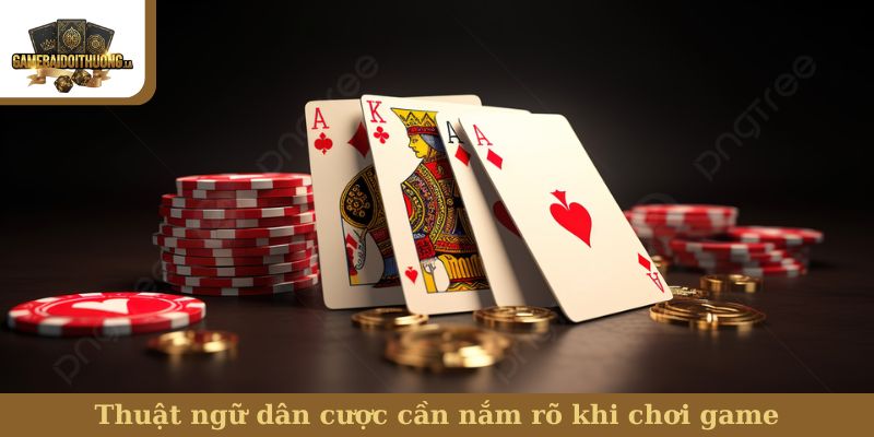 Thuật ngữ dân cược cần nắm rõ khi chơi game 